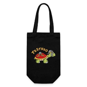 Testudo - La tortue romaine - Sac à bouteille - noir - Devant