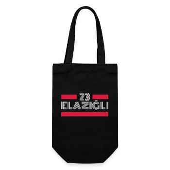 Elazig 23 Türkei Turkiye Geschenk Urlaub TR Türk - Geschenkbeutel für Flaschen - Schwarz - Vorne