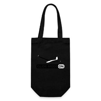 Glider Gliding Glider Glider Pilot Pilot - Gift Bag for Bottles - black - Front