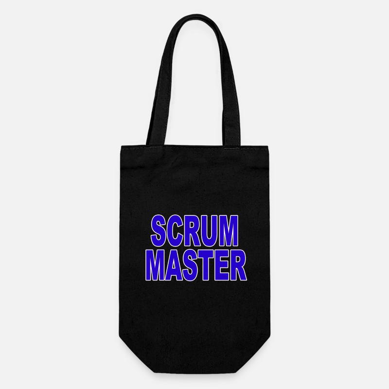Agil - Meister Scrum - Geschenkbeutel für Flaschen - Schwarz