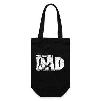 Chihuahua The Walking Dad - Geschenkbeutel für Flaschen - Schwarz - Vorne