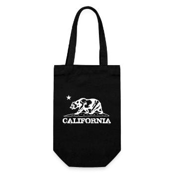 California - Geschenkbeutel für Flaschen - Schwarz - Vorne