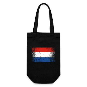 Pays-Bas Drapeau néerlandais Vintage - Sac à bouteille - noir - Devant