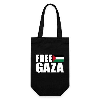 Free gaza - Sac à bouteille - noir - Devant