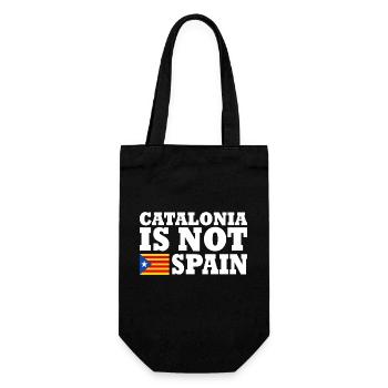 catalonia is not spain - Sac à bouteille - noir - Devant