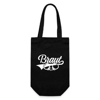 BRAUT JUNGGESELLINNENABSCHIED HOCHZEIT - Geschenkbeutel für Flaschen - Schwarz - Vorne