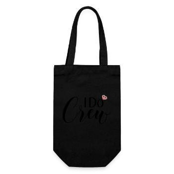 I Do Crew - Geschenkbeutel für Flaschen - Schwarz - Vorne