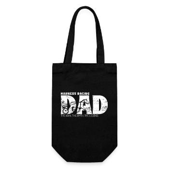 Trotting Racing Trotting Dad - Gift Bag for Bottles - black - Front