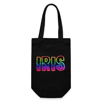 iris rs rainbow - Gift Bag for Bottles - black - Front