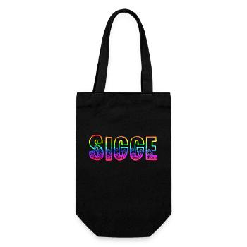 sigge rs rainbow - Gift Bag for Bottles - black - Front