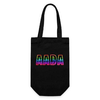 aada rs rainbow - Gift Bag for Bottles - black - Front