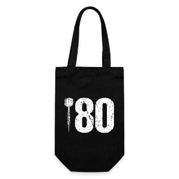 DART DARTS 180 ONEHUNDREDANDEIGHTY DARTS PLAYER - Gift Bag for Bottles - black - Front