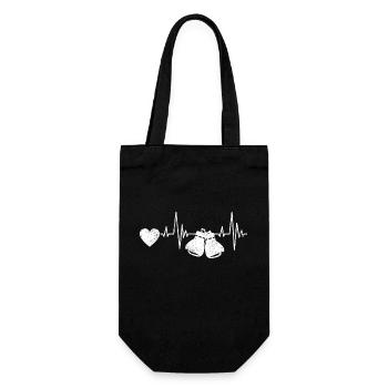 Boxer Arts Martiaux Heartbeat Gants de Boxe Boxe - Sac à bouteille - noir - Devant
