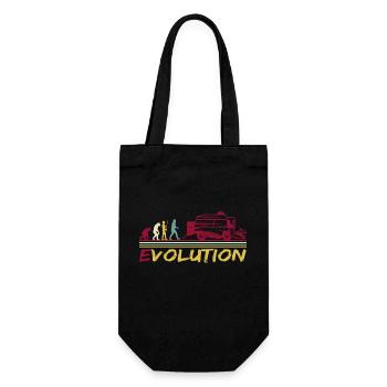 Combine harvesters Mashed harvesters Cereals Farmer Evoluti - Gift Bag for Bottles - black - Front
