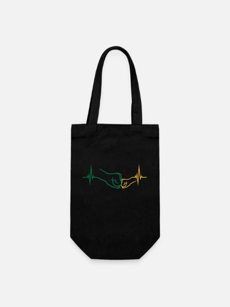 Pouls des poings d’enfant - Sac à bouteille - noir