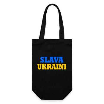 Slava ukraini - Sac à bouteille - noir - Devant
