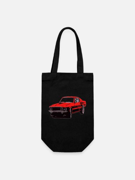 Car - Gift Bag for Bottles - black