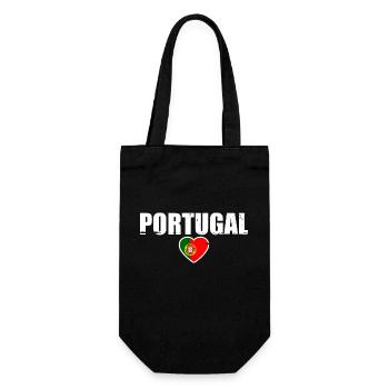 Portugal Vintage Drapeau portugais - Sac à bouteille - noir - Devant