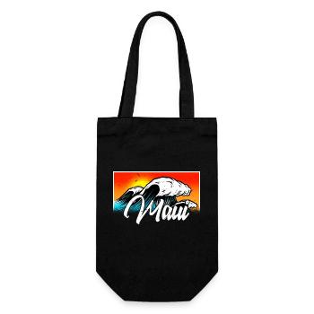 Maui Hawaii Surfing 70s Plage rétro vintage - Sac à bouteille - noir - Devant
