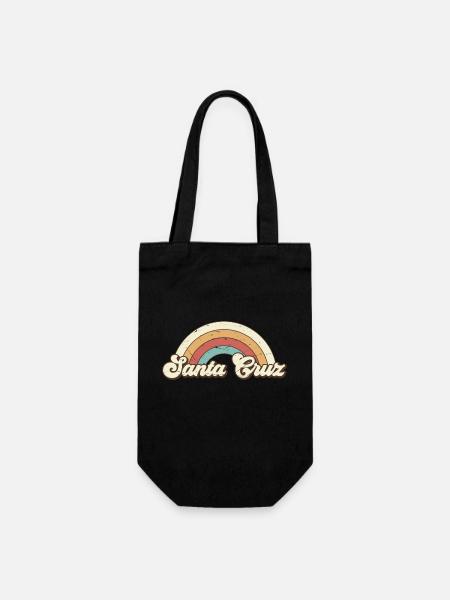 Santa Cruz Californie vintage rétro - Sac à bouteille - noir