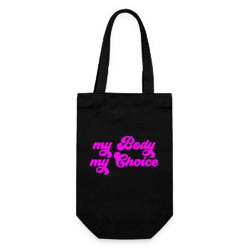 mon corps mon choix féminisme femmes femmes - Sac à bouteille - noir - Devant