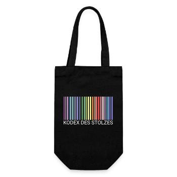 Kodex - Queer - Geschenkbeutel für Flaschen - Schwarz - Vorne