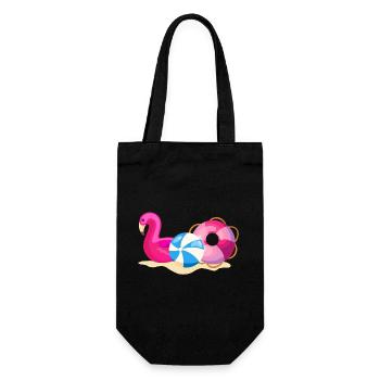 Bathgadges in pink - Gift Bag for Bottles - black - Front