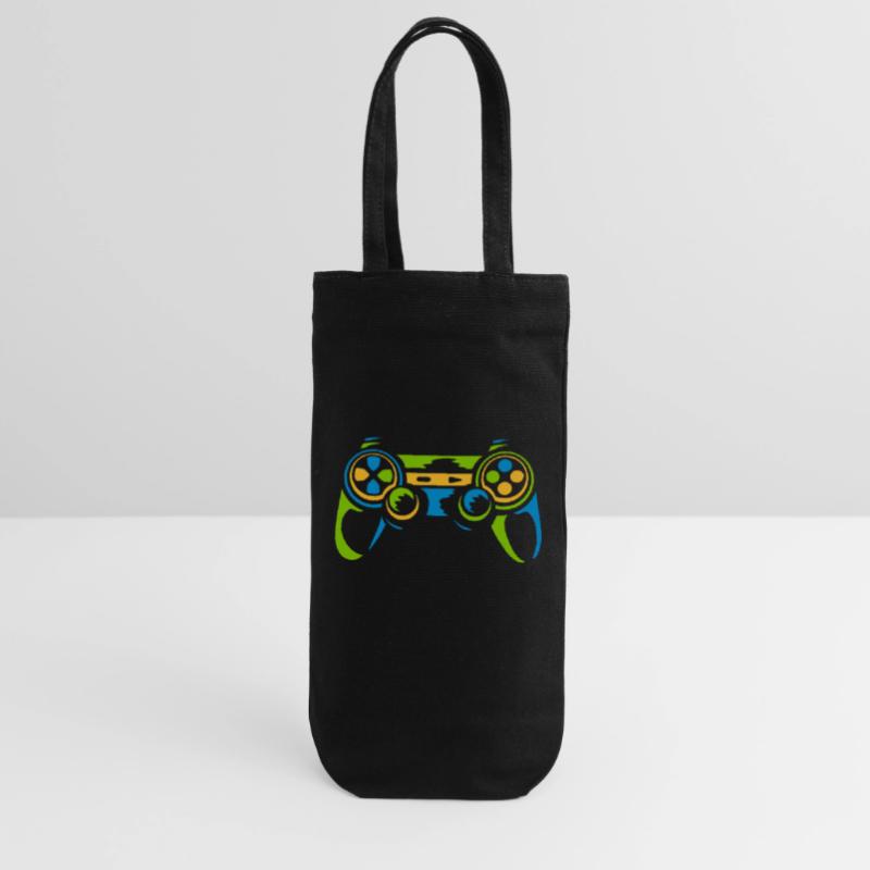 Colorful Controller Retro Console Gift Bag for Bottles