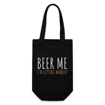 Beer Me Me marier - Sac à bouteille - noir - Devant