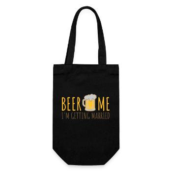 Beer Me Me marier - Sac à bouteille - noir - Devant