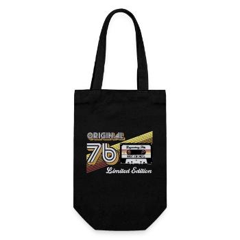 1976 Vintage Anniversaire Rétro Vintage Cadeau - Sac à bouteille - noir - Devant
