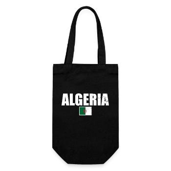 Algeria Algeria Algerian flag - Gift Bag for Bottles - black - Front