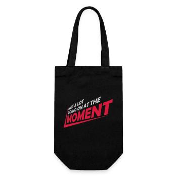 Not much going on - Geschenkbeutel für Flaschen - Schwarz - Vorne