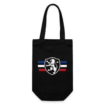 LOGO LION DESIGN BLAU WEISS ROT Frankreich - Geschenkbeutel für Flaschen - Schwarz - Vorne
