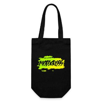 Motocross - Geschenkbeutel für Flaschen - Schwarz - Vorne