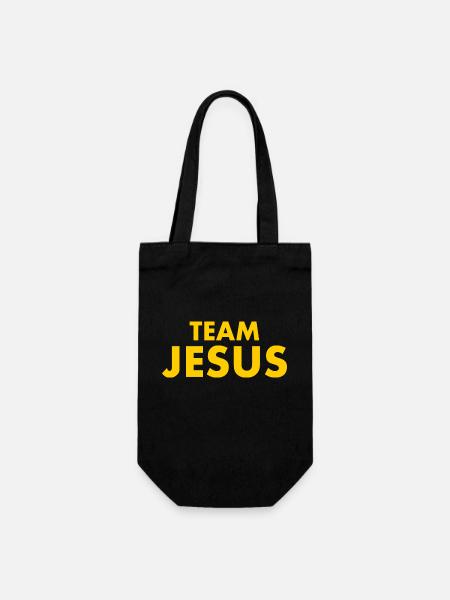 Team jesus - Gift Bag for Bottles - black