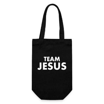 Team jesus - Gift Bag for Bottles - black - Front