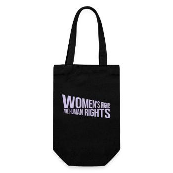 womens rights feminist quote - Gift Bag for Bottles - black - Front