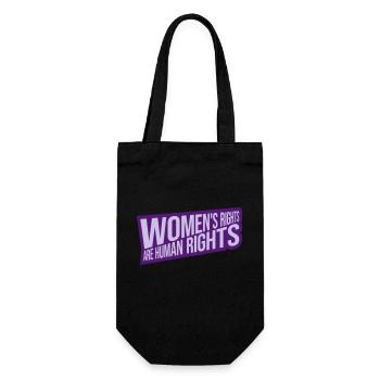 womens rights feminist quote - Gift Bag for Bottles - black - Front