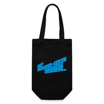 me sarcastic never Zitat - Geschenkbeutel für Flaschen - Schwarz - Vorne