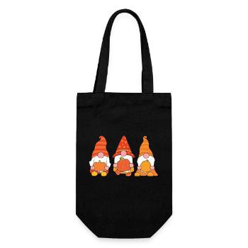 Halloween Zwerge - Geschenkbeutel für Flaschen - Schwarz - Vorne