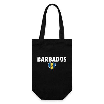 Barbados Barbadian Flag Barbadier - Gift Bag for Bottles - black - Front