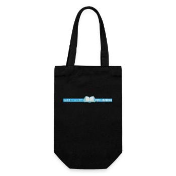 beautiful day for learning - Gift Bag for Bottles - black - Front