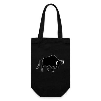 Taureau - Sac à bouteille - noir - Devant