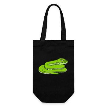 Concevoir un dangereux serpent maléfique - Sac à bouteille - noir - Devant