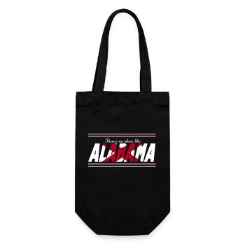 Es gibt keinen Ort wie Alabama - Geschenkbeutel für Flaschen - Schwarz - Vorne