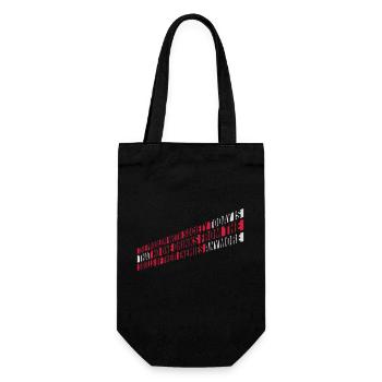 drinks from enemies skulls - Gift Bag for Bottles - black - Front