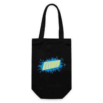 get older level up - Gift Bag for Bottles - black - Front