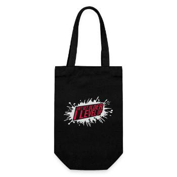get older level up - Gift Bag for Bottles - black - Front