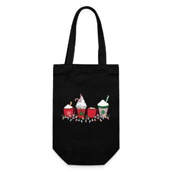 Cadeaux de Noël Noël - Sac à bouteille - noir - Devant